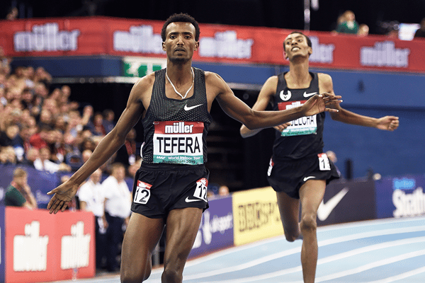 الرقم القياسي في سباق 1500 متر