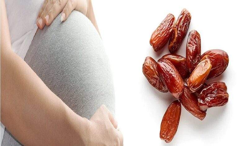 متى ابدا بتناول التمر لتسهيل الولادة