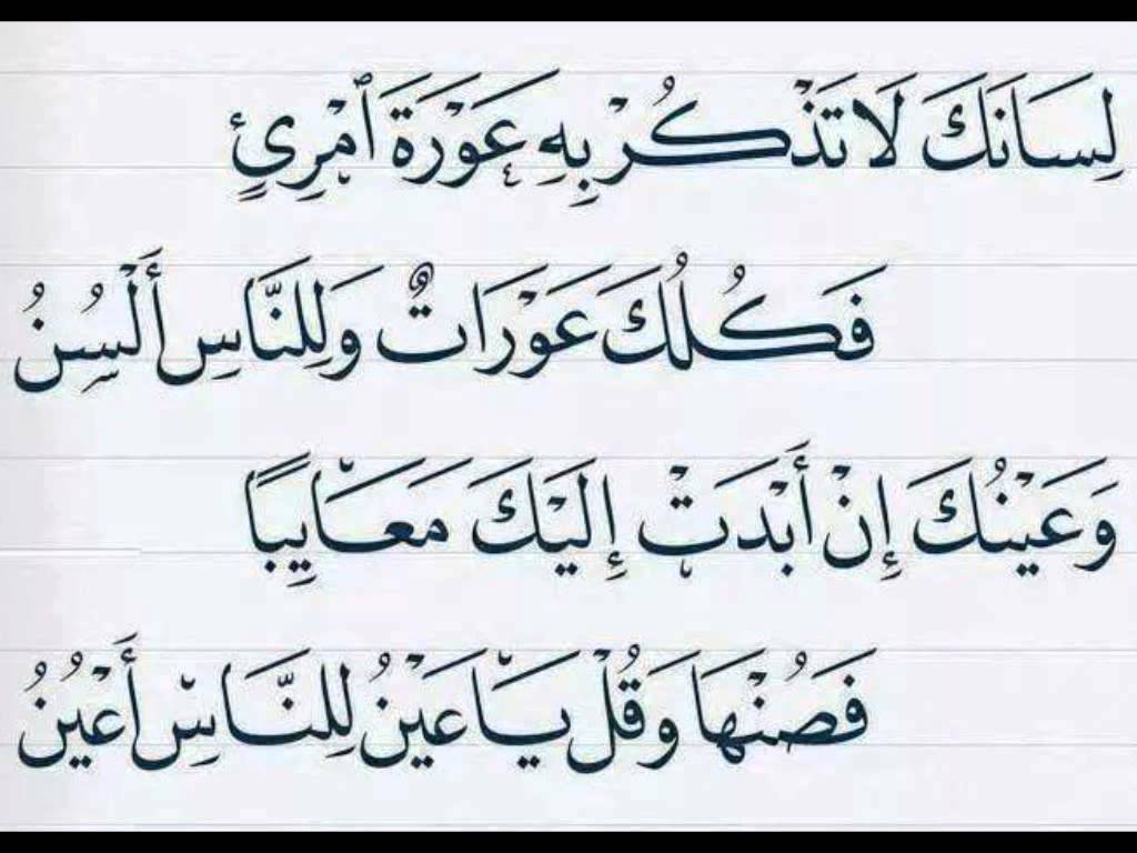 ابيات شعر حكمة