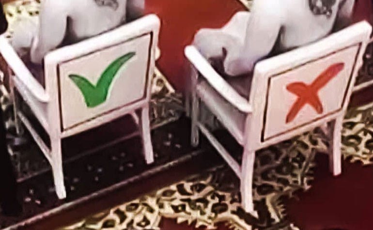 أخطاء الصلاة على الكرسي
