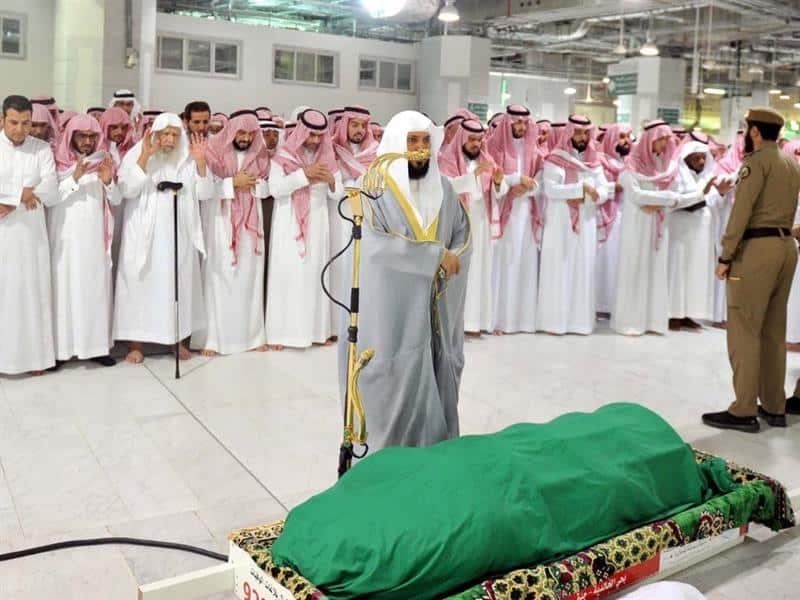 إجراءات الصلاة على الميت في الحرم