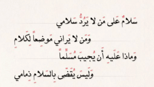 ابيات شعرية تبدا بحرف السين