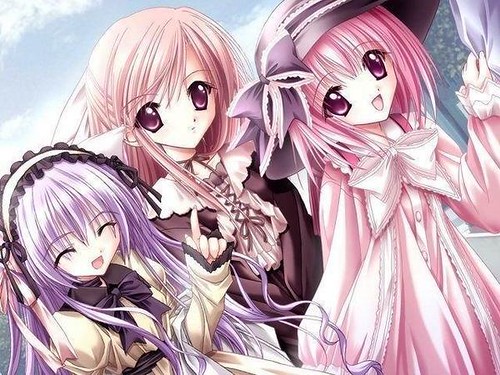 ثلاث صديقات كيوت انمي 3