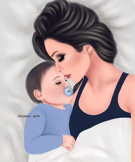 رمزيـات ام واولادها كرتون 4