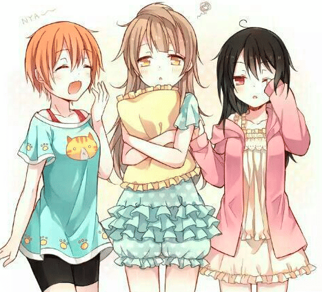 ثلاث صديقات كيوت انمي 4