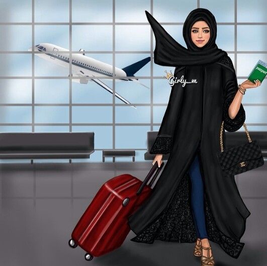 رمزيات بنات في المطار 1
