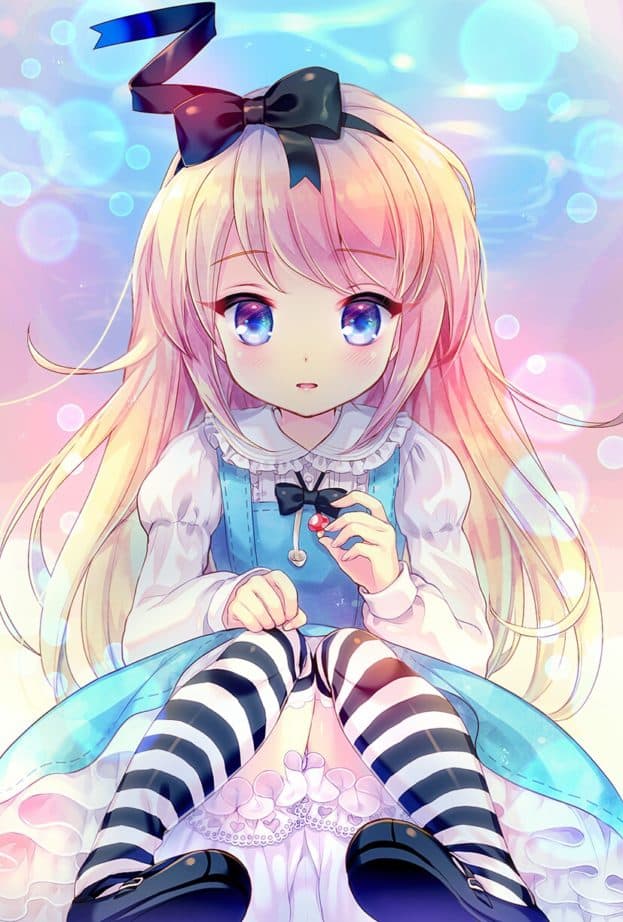 خلفيات انمي بنات فخمه1