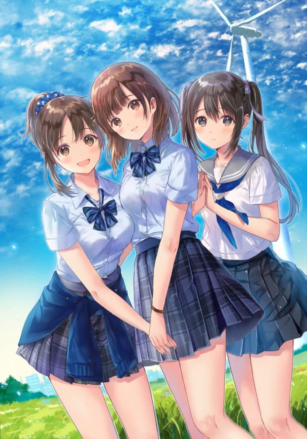 خلفيات ثلاث بنات انمي 5