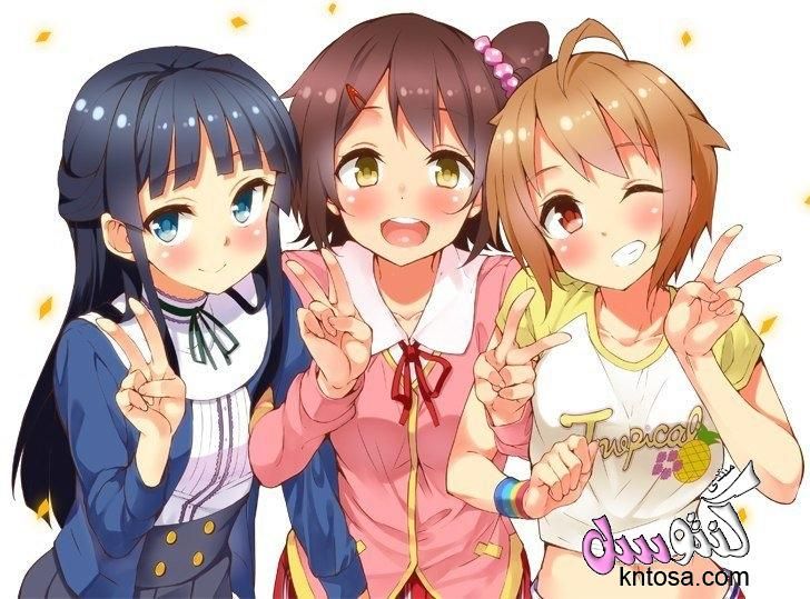 رمزيات ثلاث صديقات كيوت انمي 3