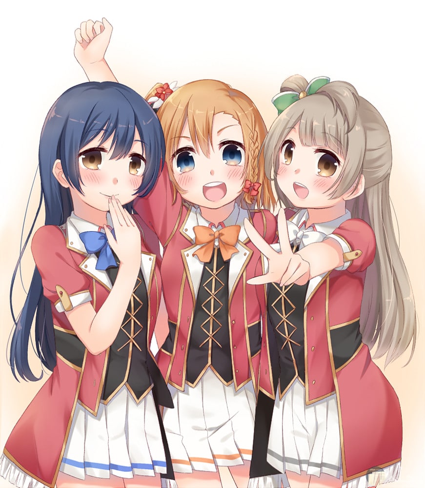 رمزيات ثلاث صديقات كيوت انمي 5