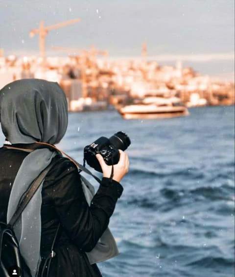 رمزيات بنات على البحر انستقرام 7