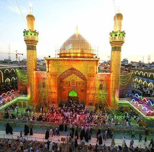خلفيات مرقد الامام علي2
