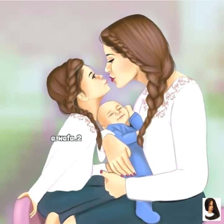 رمزيات ام وبنتها كيوت1