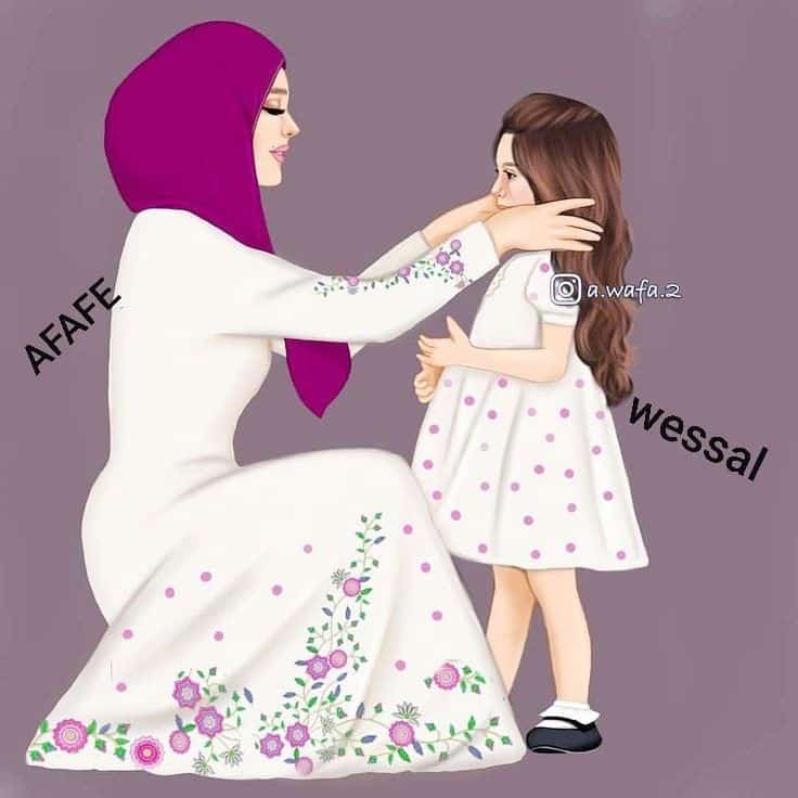 رمزيات ام وبنتها انستقرام5