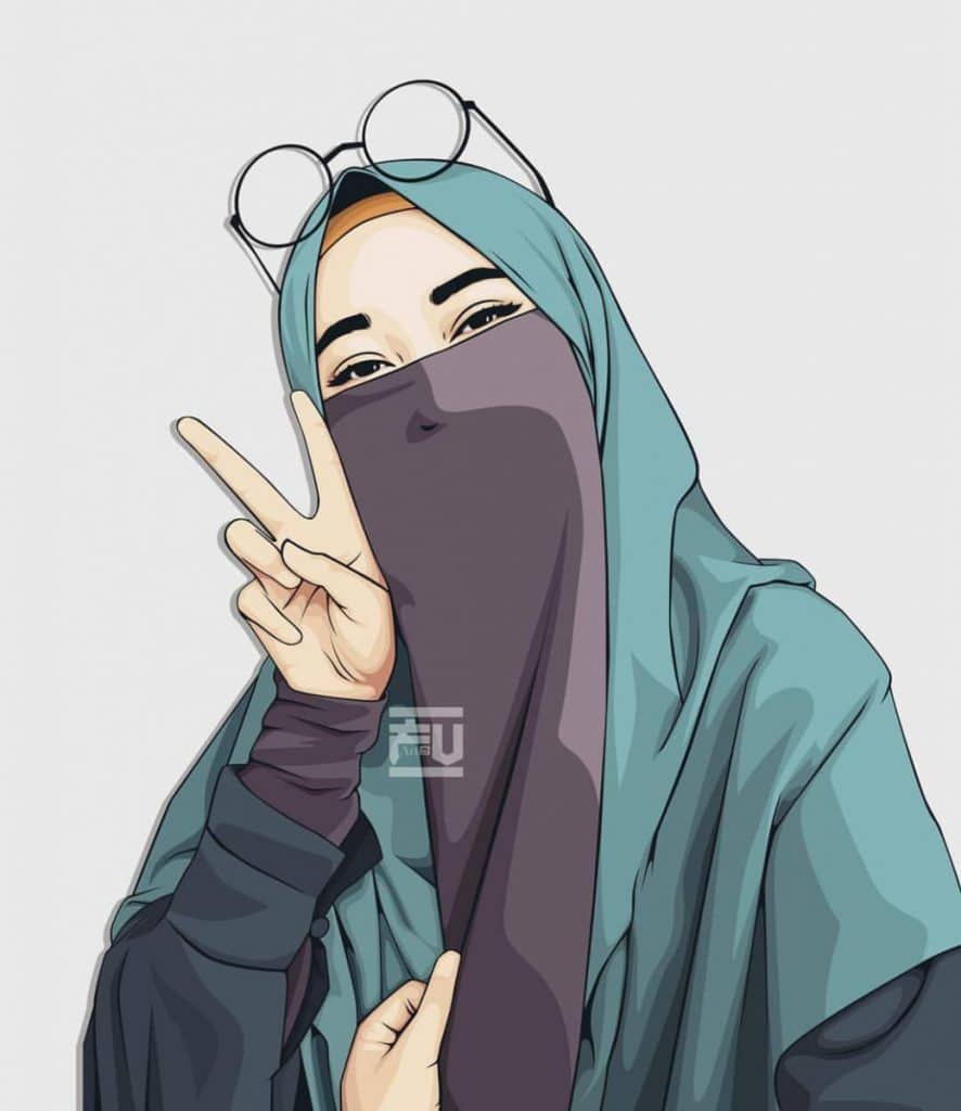 رمزيات بنات كيوت محجبات 1