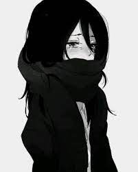 خلفيات انمي حزينة سوداء بنات4
