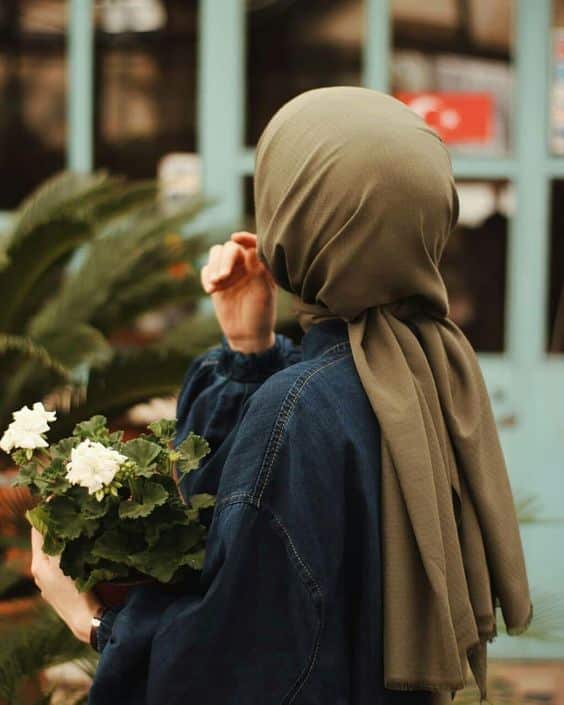 رمزيات بنات محجبات بدون وجه انستقرام 4