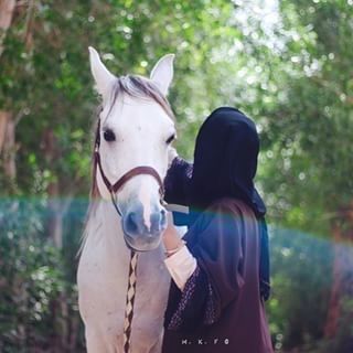 خلفيات خيول وبنات 1