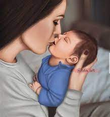رمزيات ام وابنها وبنتها2