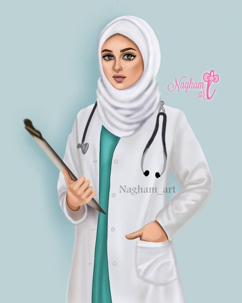 رمزيات دكتورة محجبة 3