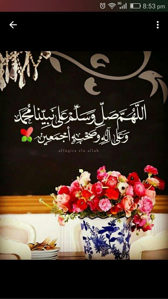 اللهم صل وسلم على نبينا محمد سناب2
