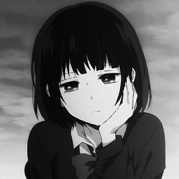 انمي اسود حزين2