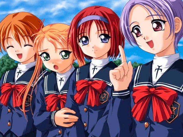 رمزيات صديقات كيوت انمي 1