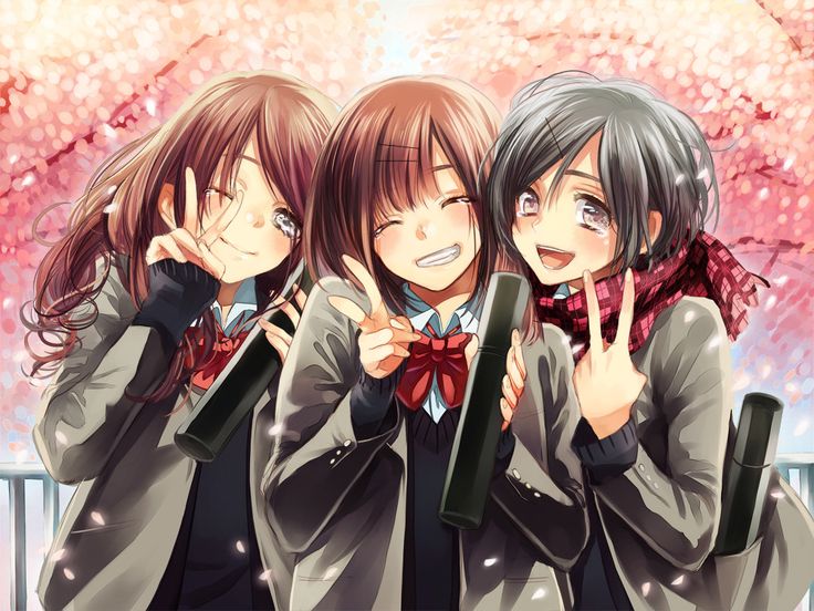 رمزيــات صديقات كيوت انمي 2