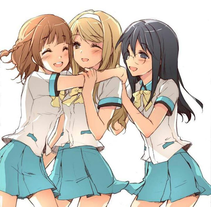 رمزيــات صديقات كيوت انمي 5