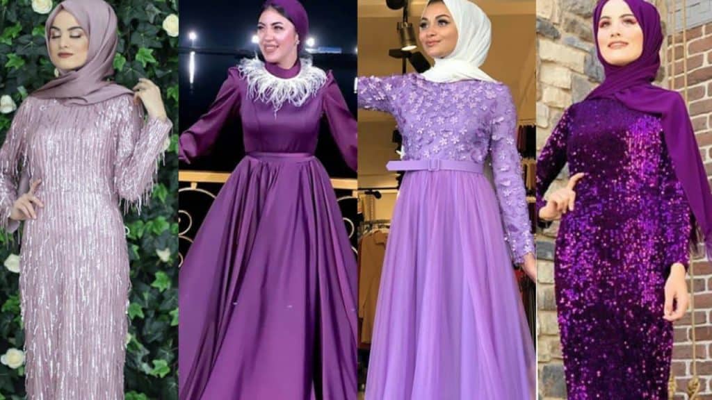 ألوان تليق مع الموف الفاتح للمحجبات
