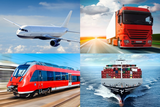 برجراف عن a review on means of transport