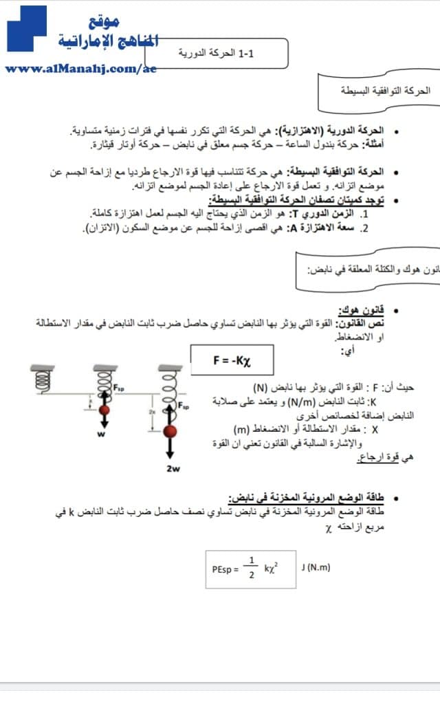 ورقة عمل الحركة الاهتزازية  1