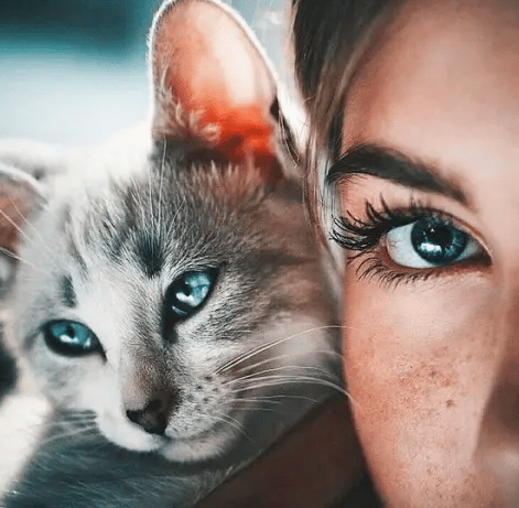 رمزيــات قطط وبنات 5
