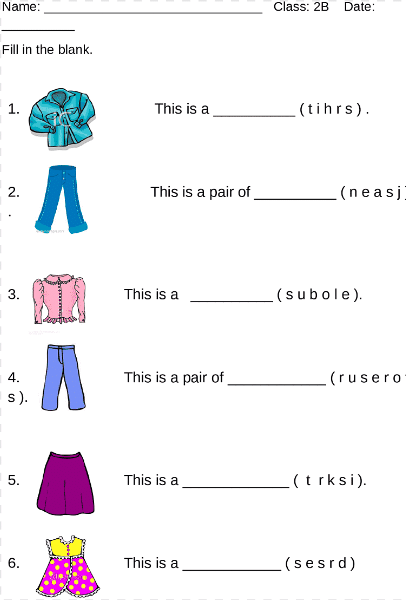 ورقة عمل الألوان بالانجليزي 5