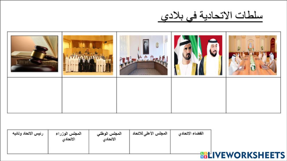 ورقة عمل سلطات الاتحاد