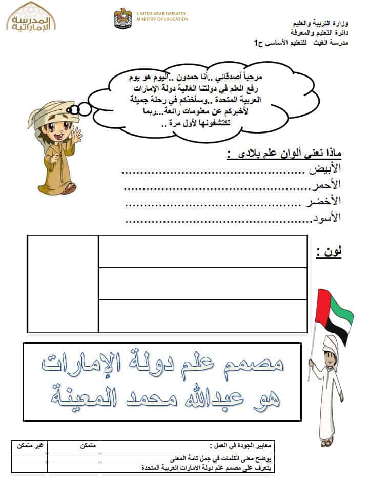 ورقة عمـل اليوم الوطني 3