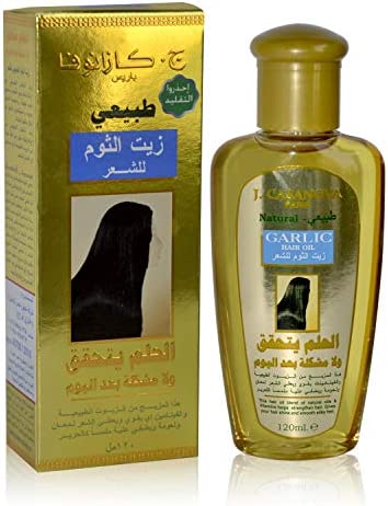 زيت كازانوفا بالثوم للشعر