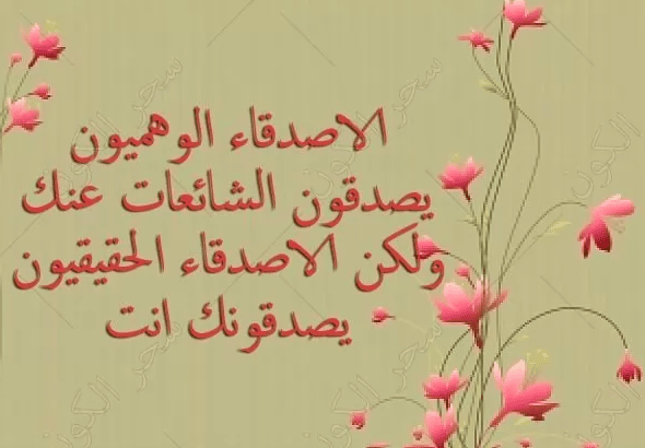 كلام في الصميم عن الصداقة