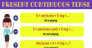 تدريبات على present continuous