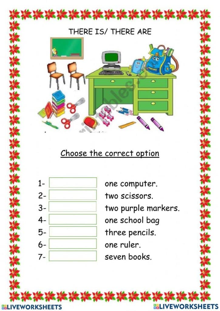 There is / there are worksheet