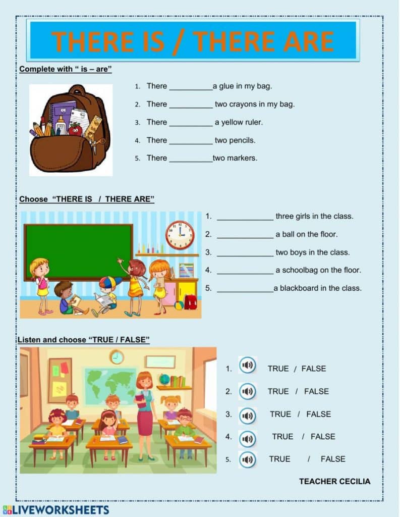There is - there are liveworksheets 3