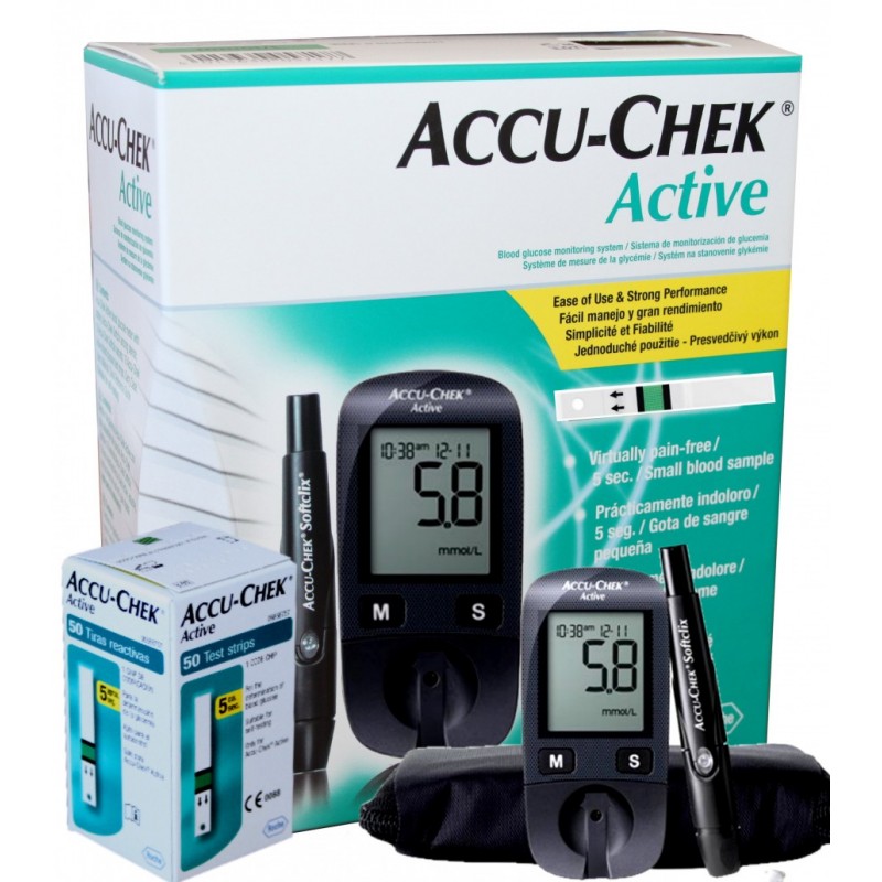 برمجة جهاز السكر accu-chek active