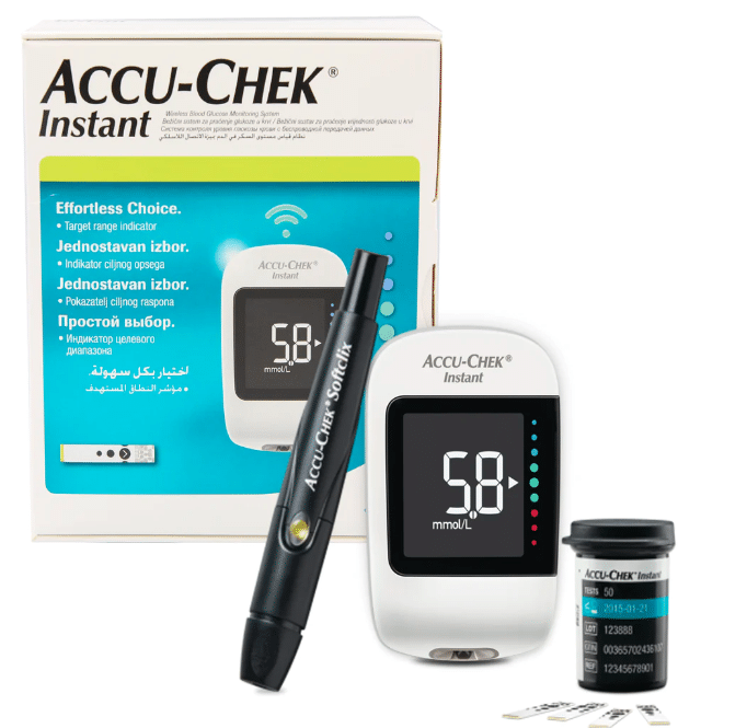 طريقة استخدام جهاز السكر accu-chek instant