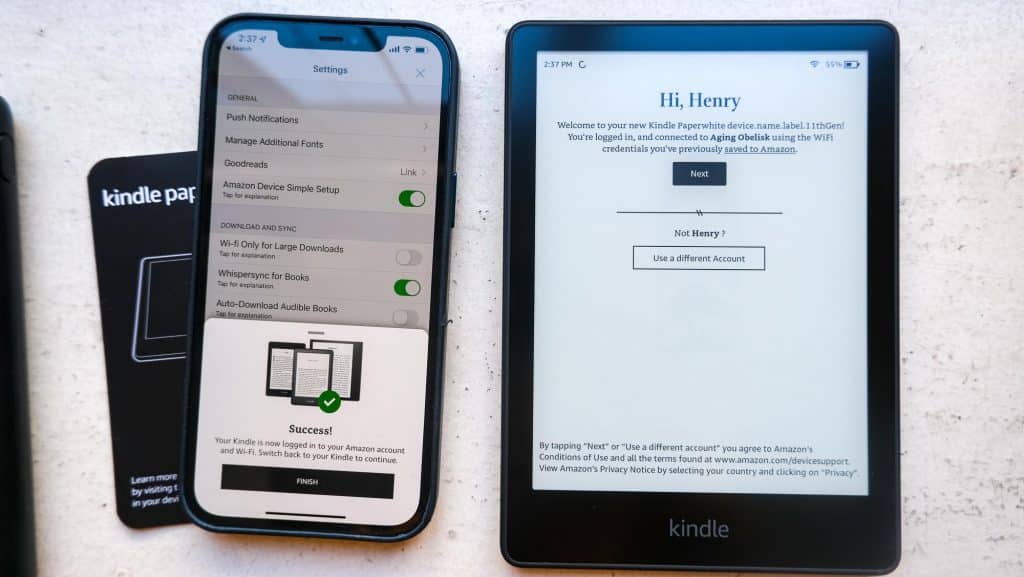 كيفية استخدام kindle