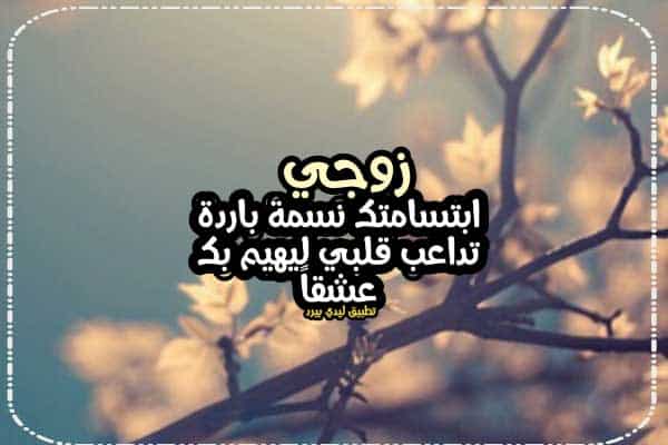 كلمات عن زوجي حبيبي