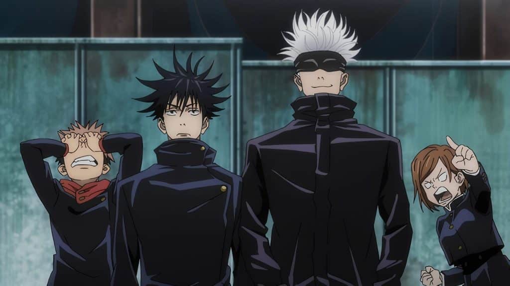 اسماء شخصيات انمي jujutsu kaisen