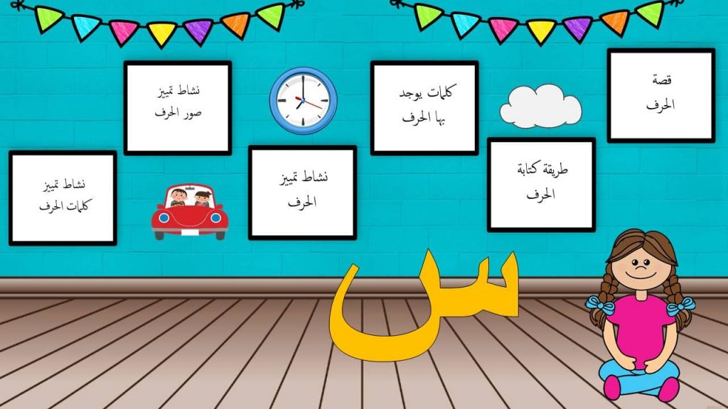 جمل بحرف السين للاطفال