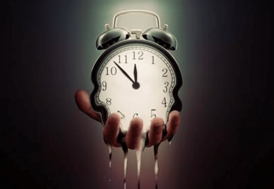 تعبير عن ضياع الوقت