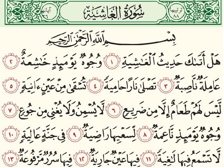 شرح سورة الغاشية للاطفال
