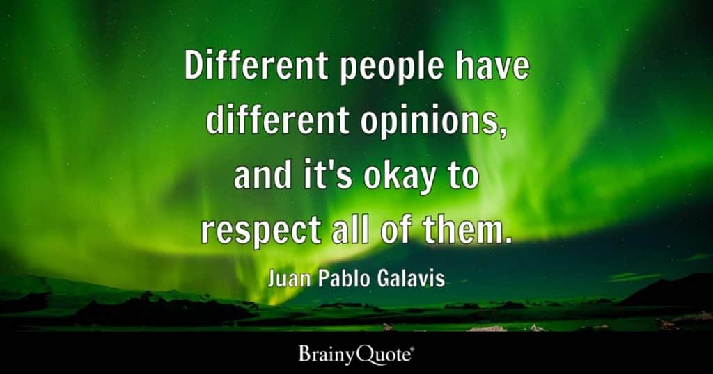 quotes about respecting others